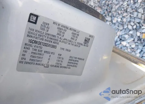 2013 Chevrolet Silverado 1500 Lt from USA, damaged, VIN 1GCRKSE72DZ413865